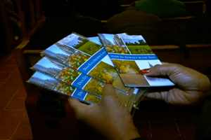 Scripture portions distributed to the homeless