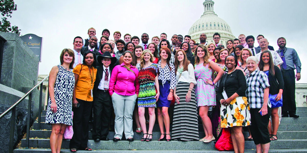 Young adults gathered in Washington, D.C., for leadership training that focused on deepening their commitment to Christ.