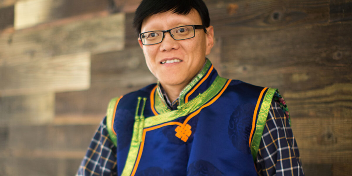 Bayar Garam and his team of four translators recently began translating the Old Testament for the new Mongolian Standard Version Bible. Photo Credit: Frank Aryee.