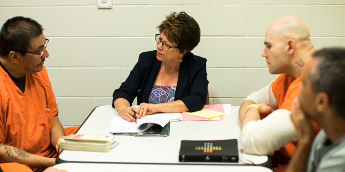 Inmates in Omaha, Nebraska, learn about God’s love for them through a Bible-based trauma healing ministry led by Chaplain Joy Stevens.