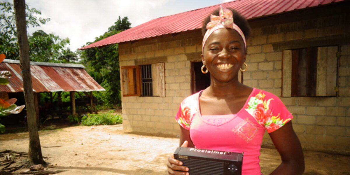 Cynthia, a Surinamese woman who was introduced to Jesus through the End-to-End program, says, “I am thankful that I am born again through Jesus Christ.”