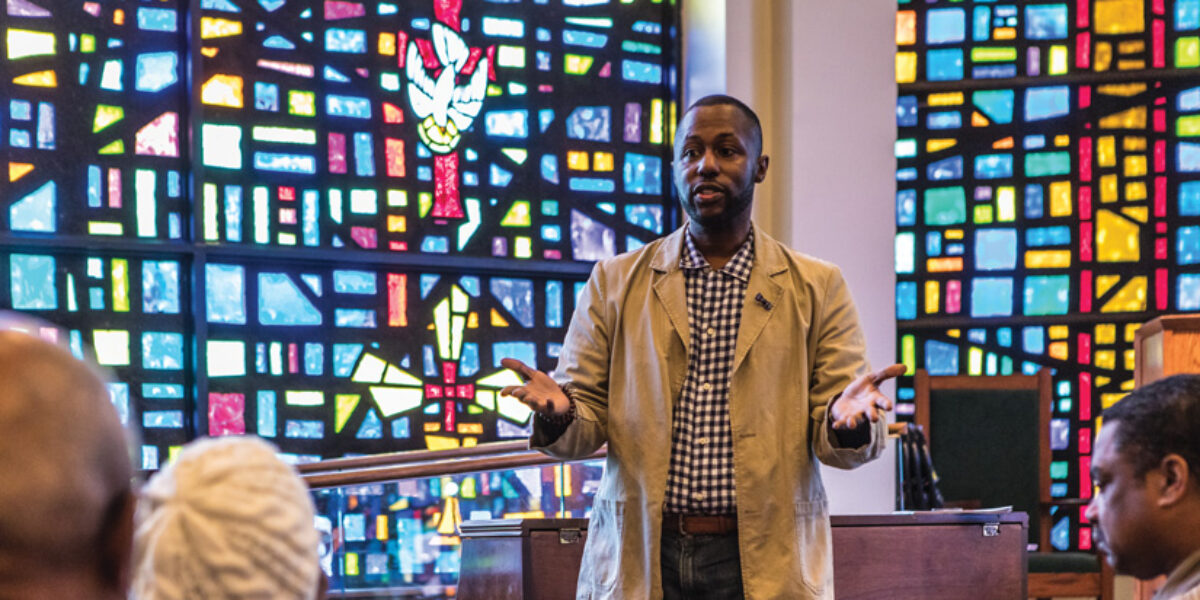 Charlotte pastor John Burton recently led his congregation through the Community Bible Experience.